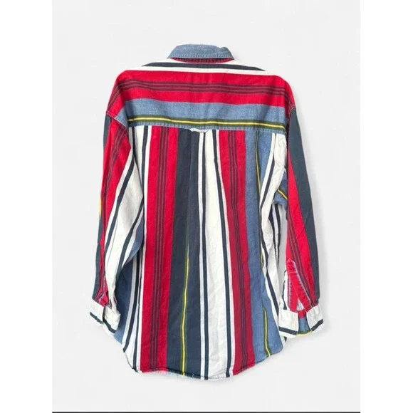 Chaps Ralph Lauren Striped Button down - Picture 2 of 5